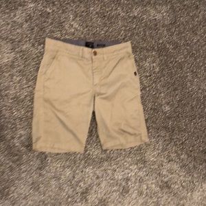 Quicksilver tan shorts size 14